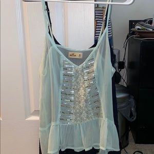 Hollister sheer tanks